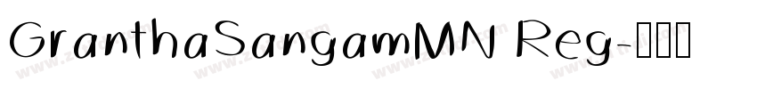 GranthaSangamMN Reg字体转换
